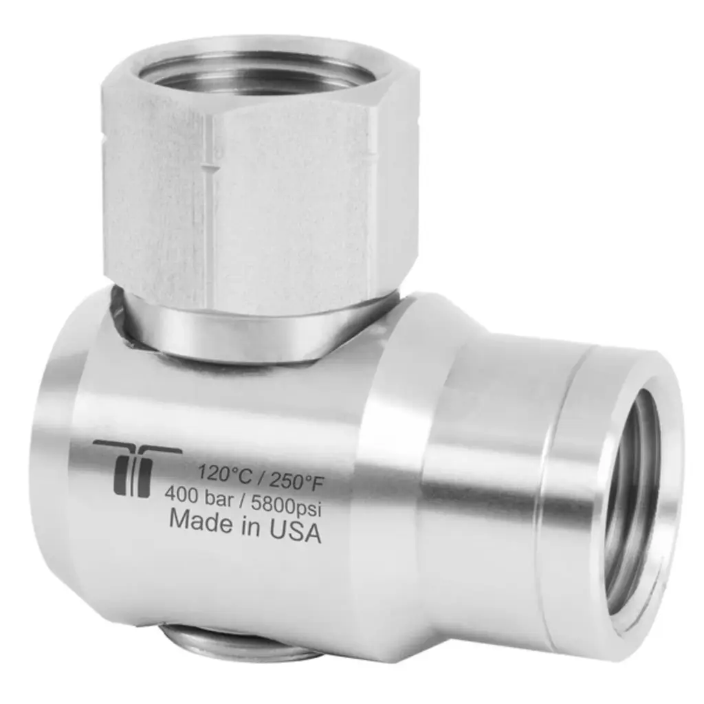 43.473 Enrouleur de tuyau en acier inoxydable Mosmatic WDEI et bras de plafond pivotant 5800 psi