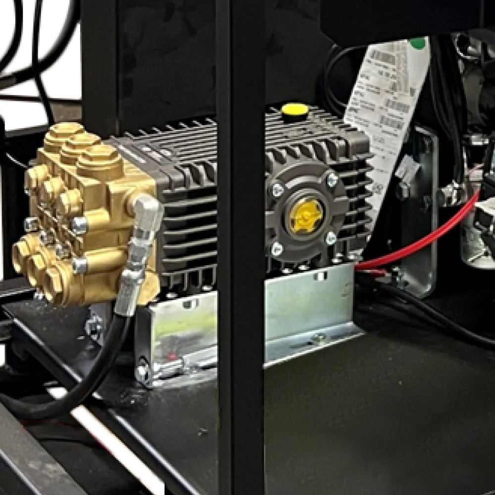 BE 3500psi 8.0gpm Kohler All Diesel Hot Water Pressure Washer Stationary Skid