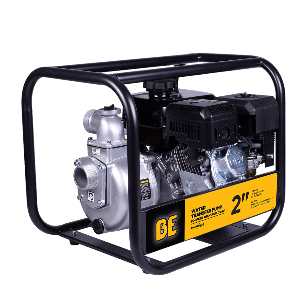 BE WP-2070S 2 Inch Water Transfer Pump 158 GPM Powerease 225