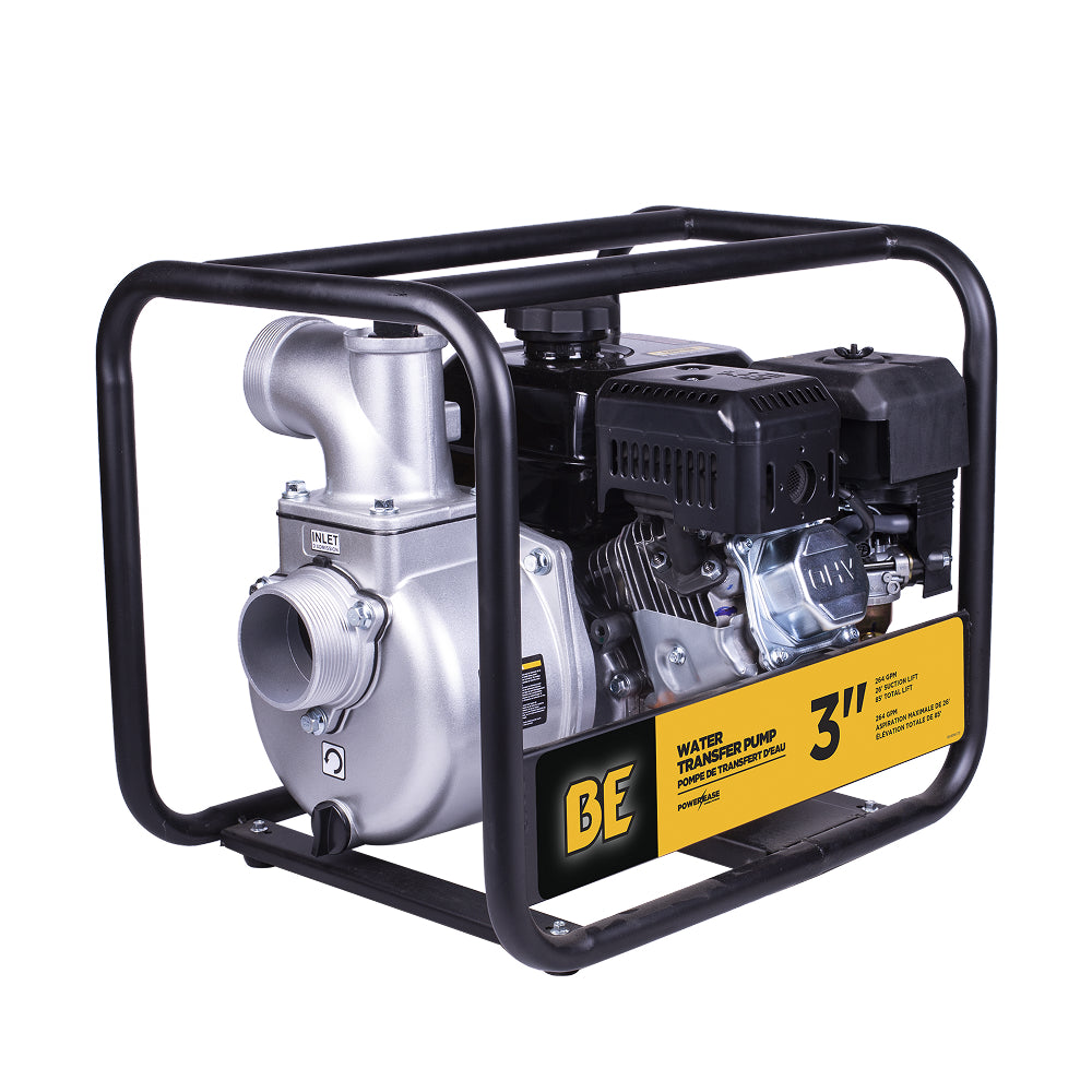 BE WP-3070S 3 Inch Water Transfer Pump 264 GPM Powerease 225