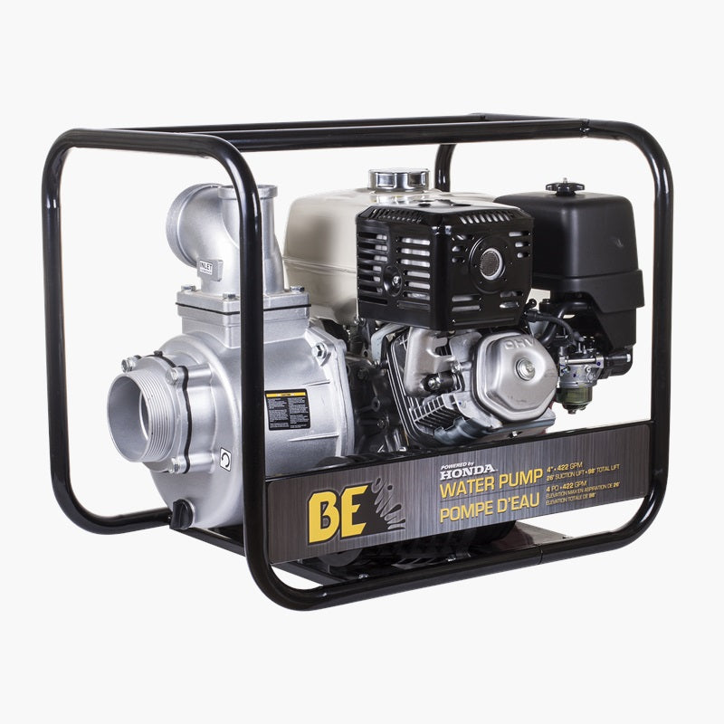 BE WP4013H 4 Inch Water Transfer Pump 430 GPM Honda GX390
