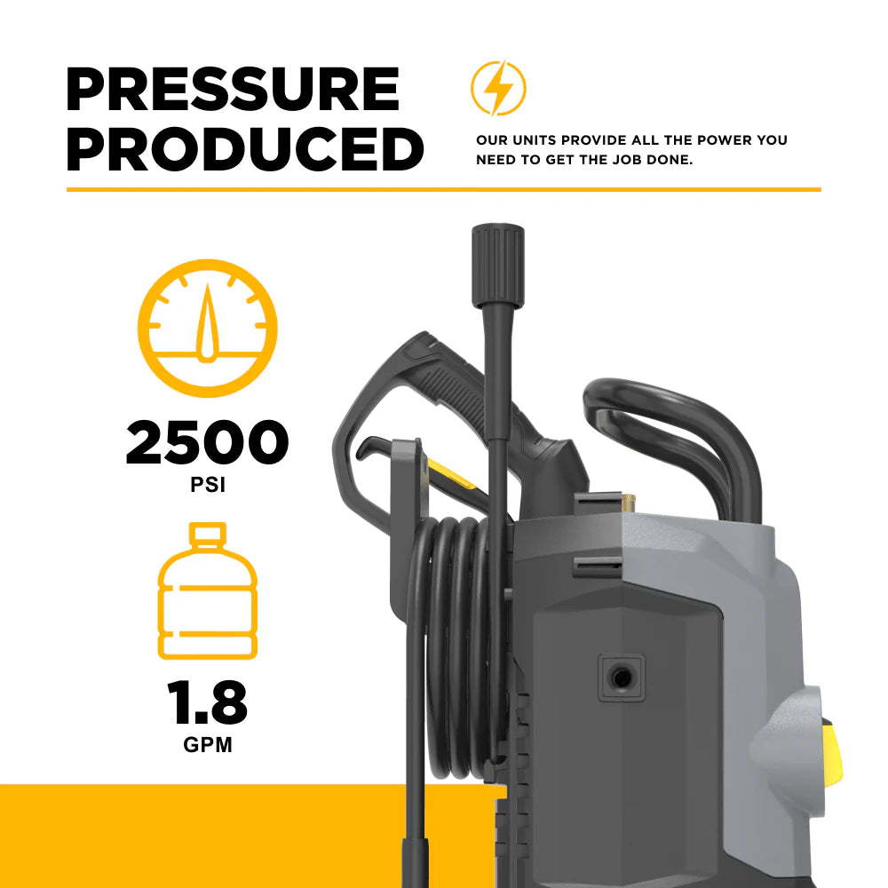 BE 110volt 2500psi 1.8gpm Residential Electric Pressure Washer P2518EN