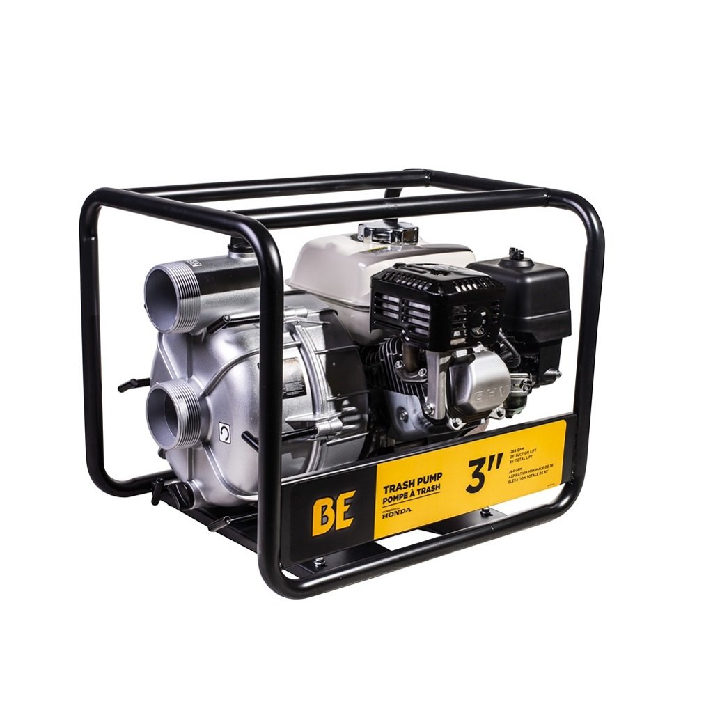 BE TP-3065HR 3 Inch Semi-Trash Pump 264 GPM Honda GX200