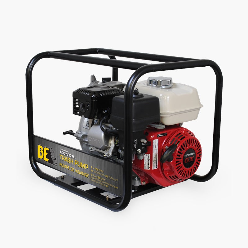 BE TP-2065HT 2 Inch Semi-Trash Pump 158 GPM Honda GX200
