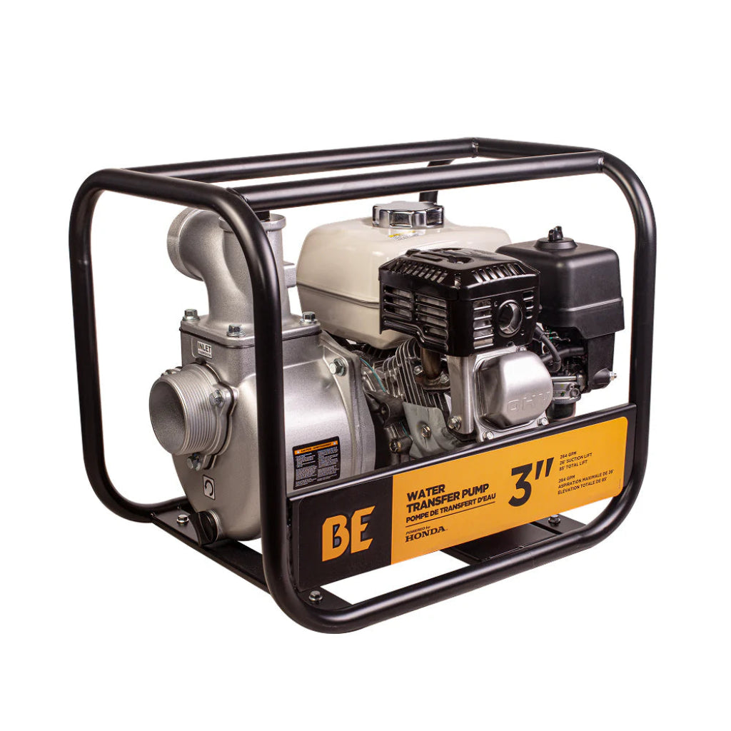3&quot; BE WP-3065HL Honda Water Transfer Pump 264GPM