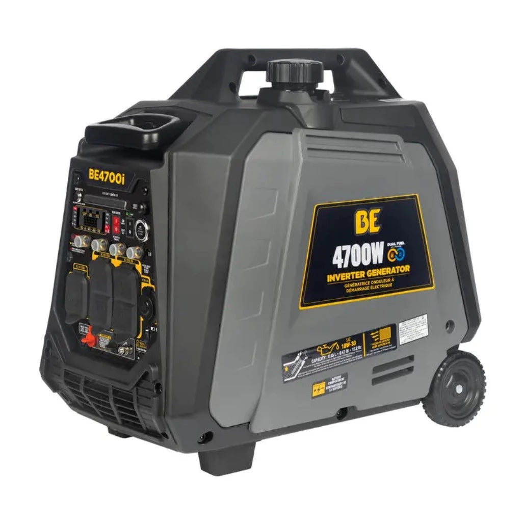 BE BE4700iD Quiet Dual Fuel Inverter Generator 4700 Watt ATPRO Powerclean Equipment
