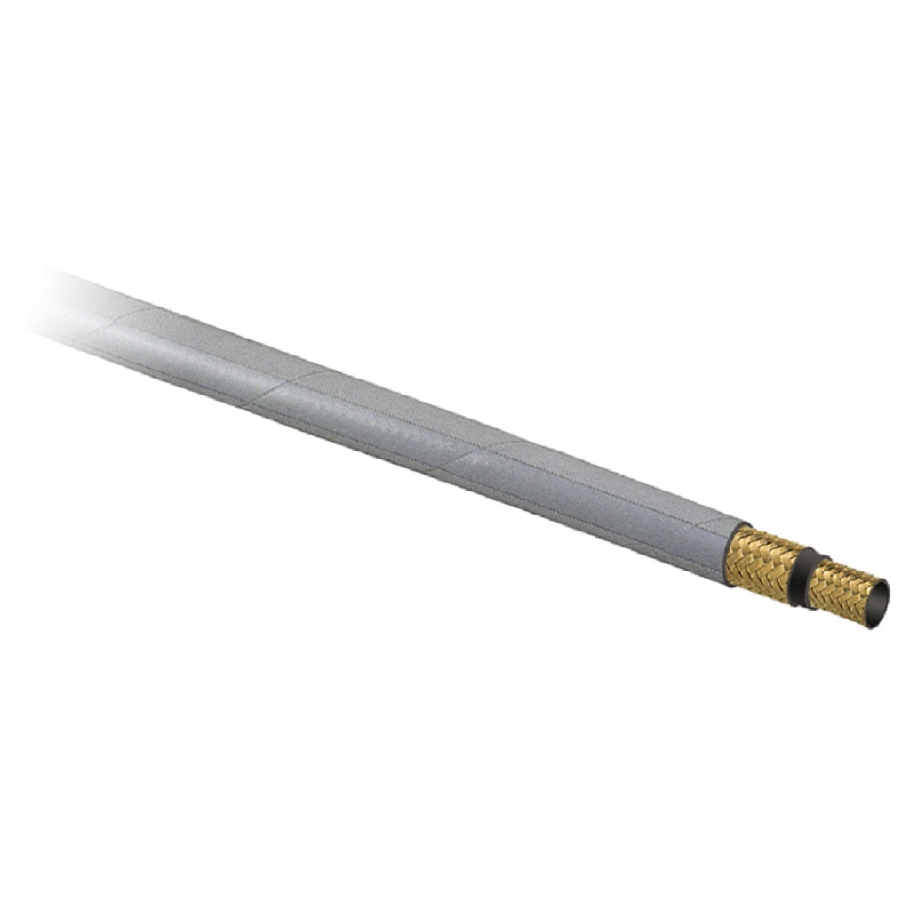 Tuyau de raccordement haute pression 3/8" ID gris non marquant de 6 000 psi coupé sur mesure à la longueur