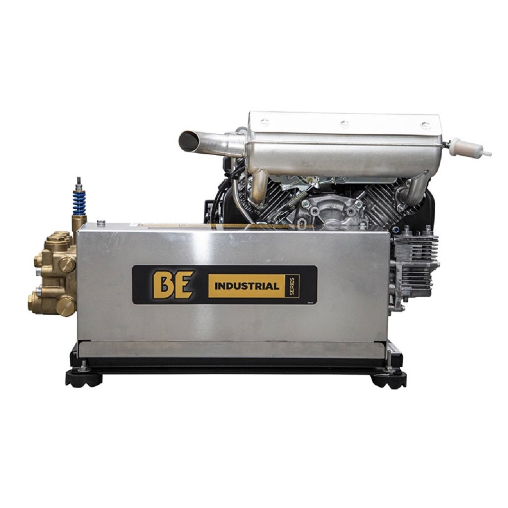 BE B4024HTBG Honda GX690 High Flow Pressure Washer Belt Drive 4000psi 8gpm Truck Mount Frame General Pump ATPRO Powerclean Pressure Washers Online