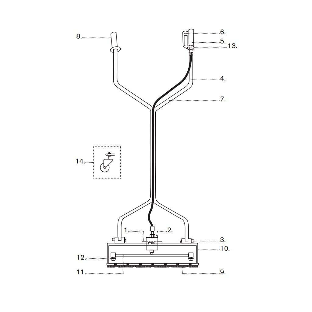 Pièces de nettoyeur de surface BE 20&quot; &amp;amp; 24&quot;