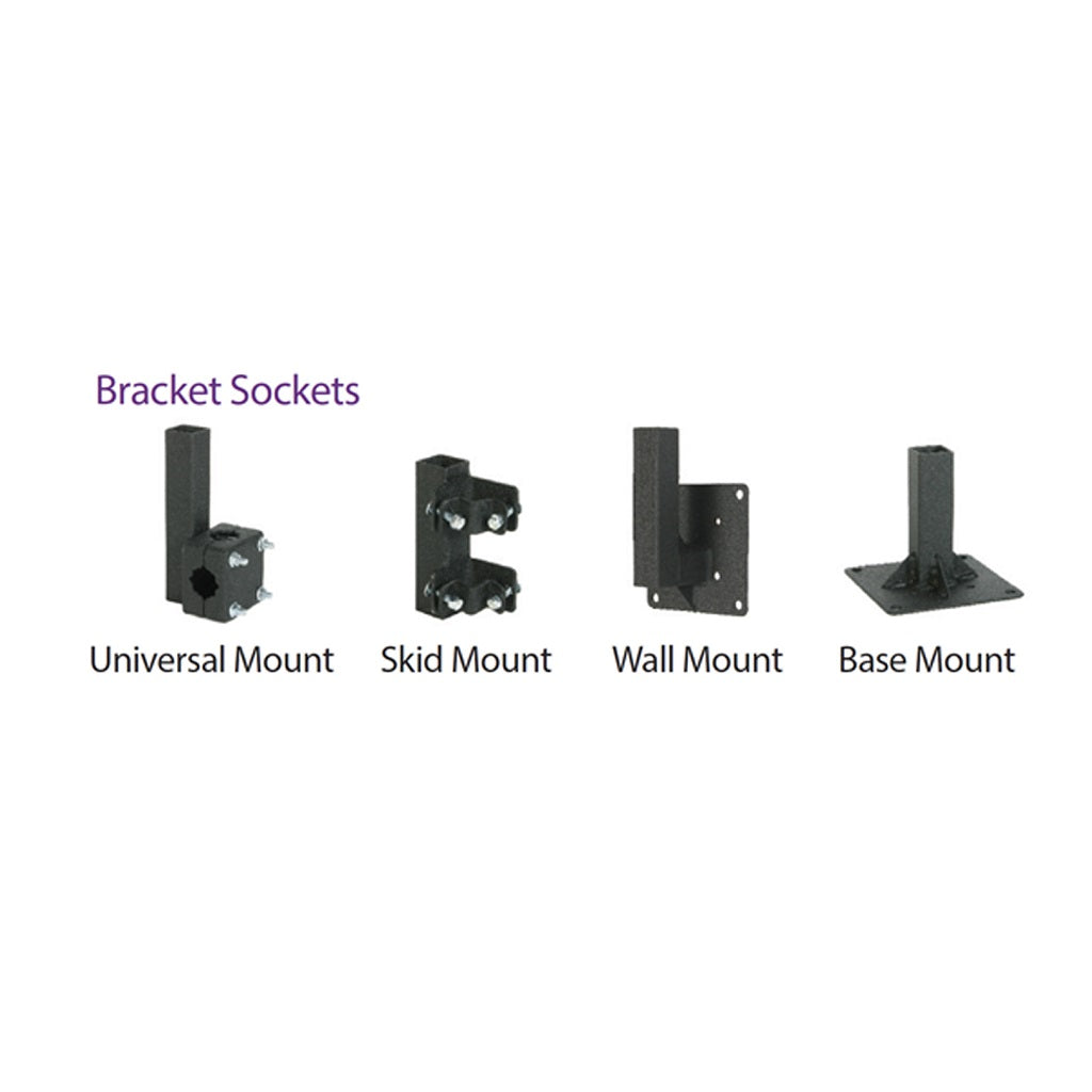 Legacy Hose Reel Sockets for Mounting Pivot Reel and Brackets
