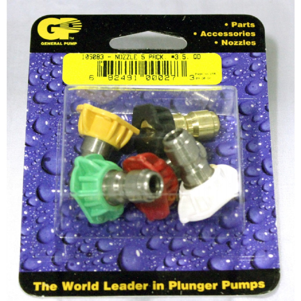 General Pump 5-Pack Quick Connect Spray Tips 4000psi