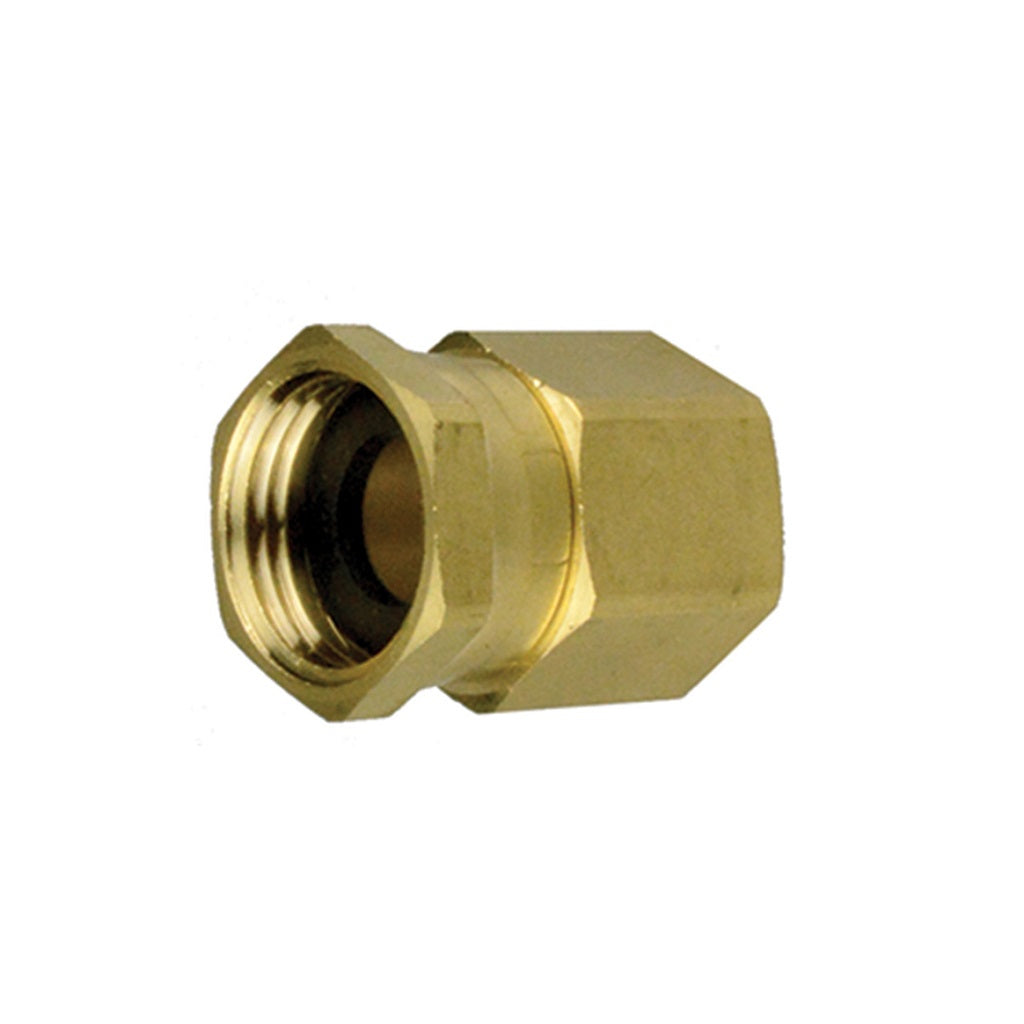Brass Garden Hose Swivel to Female NPT Pipe Thread