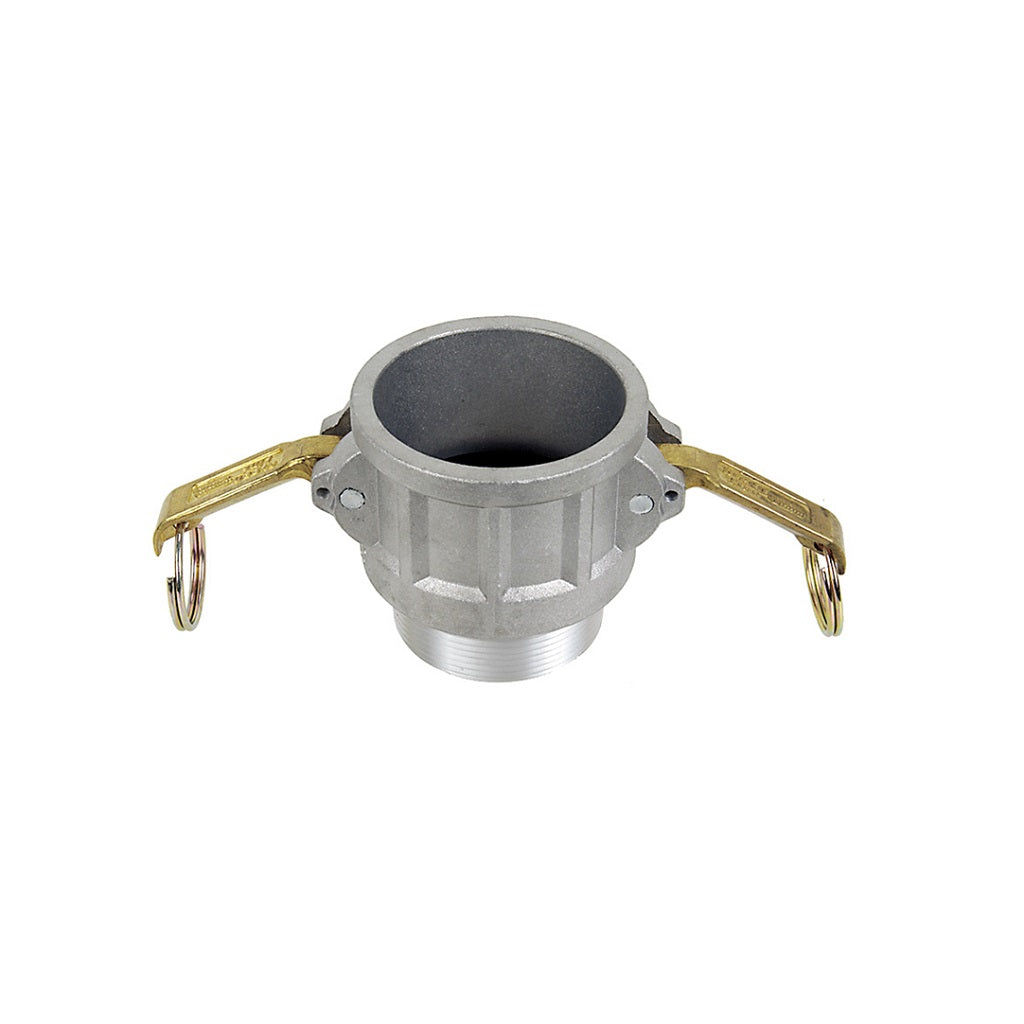 Aluminum Cam-Lock Coupler (female) x Male NPT Thread Type B