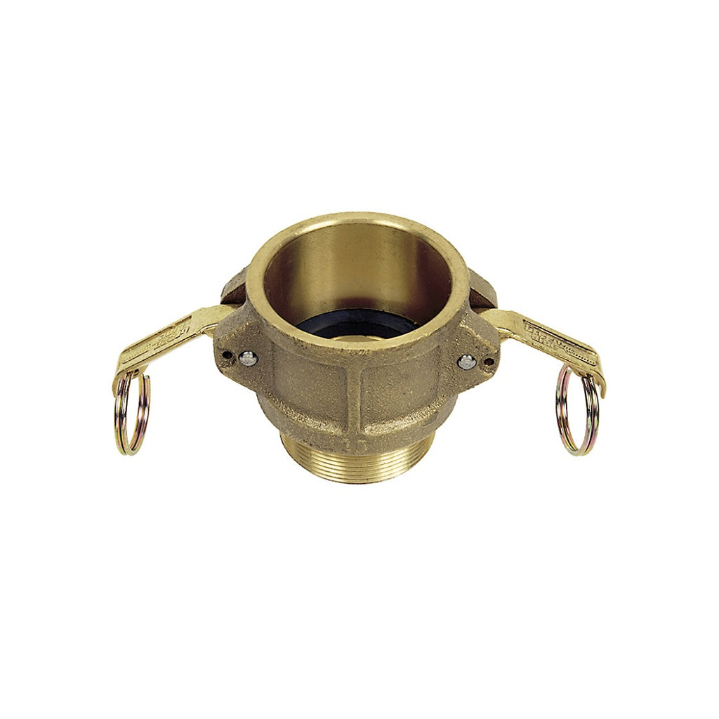 Brass Cam-Lock Coupler (female) x Male NPT Thread Type B