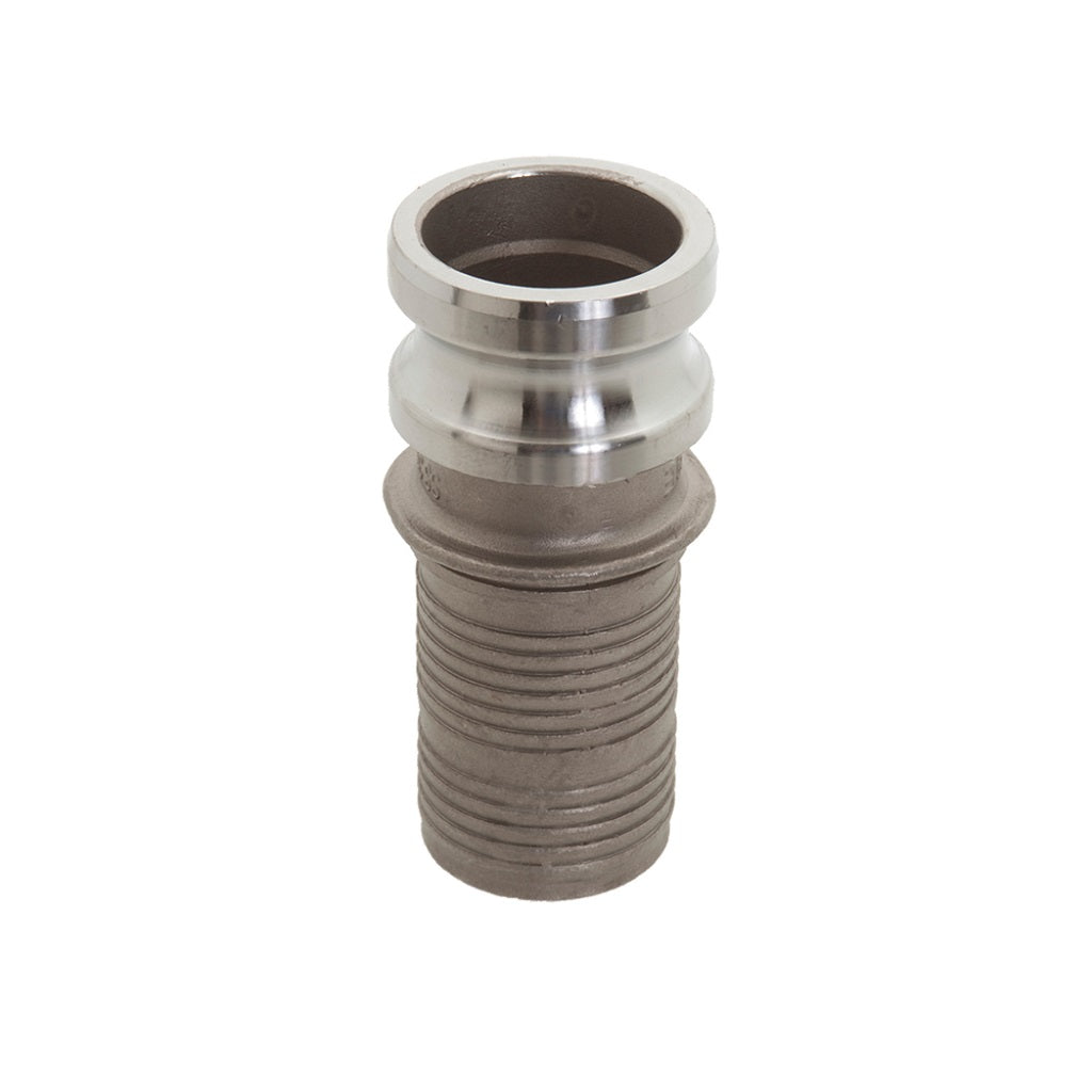 Stainless Cam-Lock (male) x Hose Barb Type E
