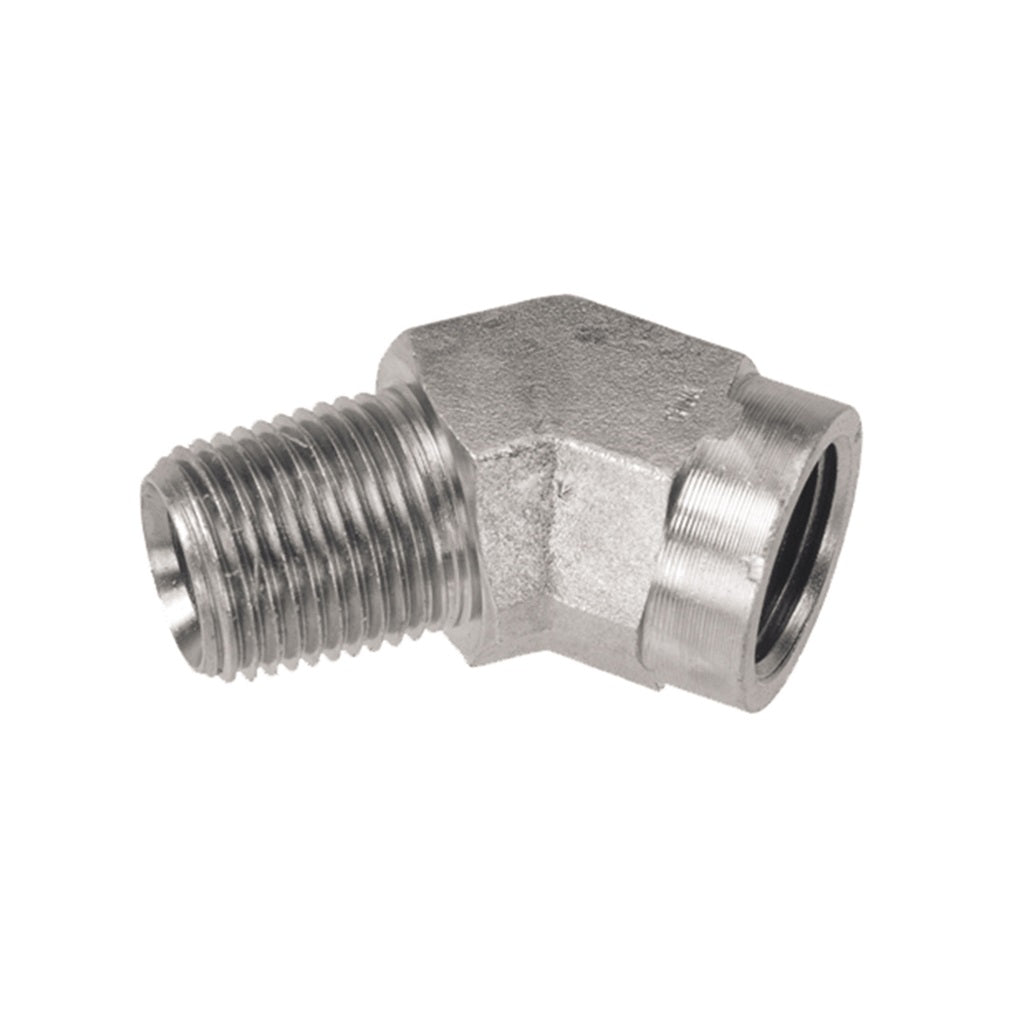 Plated Steel Elbow 45 Degree High Pressure