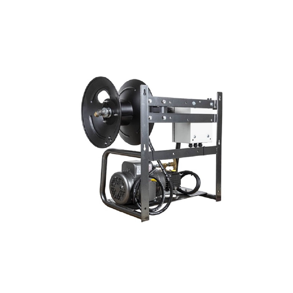 BE 110Volt (20amp) 1500psi 2.0gpm Hot Water Capable Industrial Electric Pressure Washer Wall Mount X-1520FW1GENH