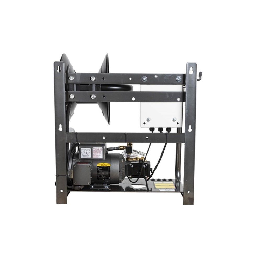 BE 110Volt (20amp) 1500psi 2.0gpm Hot Water Capable Industrial Electric Pressure Washer Wall Mount X-1520FW1GENH
